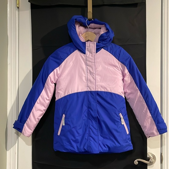 Old Navy Other - Old navy pink and purple kids snow jacket size medium 8 like new